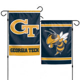 Georgia Tech Yellow Jackets Flag 12x18 Garden Style 2 Sided-0