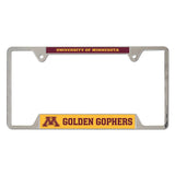 Minnesota Golden Gophers License Plate Frame Metal - Special Order-0