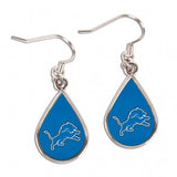 Detroit Lions Earrings Tear Drop Style - Special Order-0