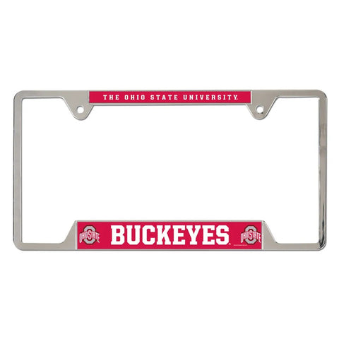 Ohio State Buckeyes License Plate Frame Metal-0