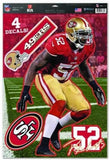 San Francisco 49ers Decal 11x17 Multi Use Patrick Willis Design-0