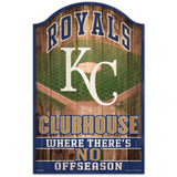 Kansas City Royals Sign 11x17 Wood Fan Cave Design - Special Order-0