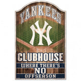 New York Yankees Sign 11x17 Wood Fan Cave Design-0