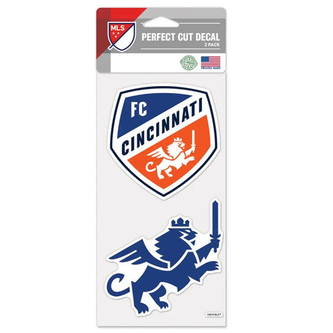 FC Cincinnati Decal 4x4 Perfect Cut Set of 2-0