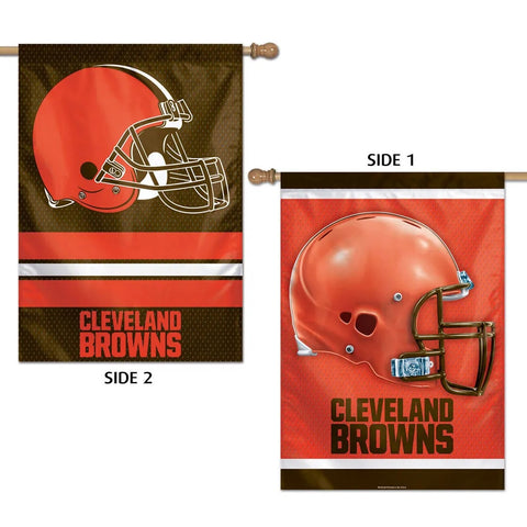 Cleveland Browns Banner 28x40 Vertical Premium 2 Sided-0