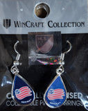 New England Revolution Earrings Tear Drop Style - Special Order-0
