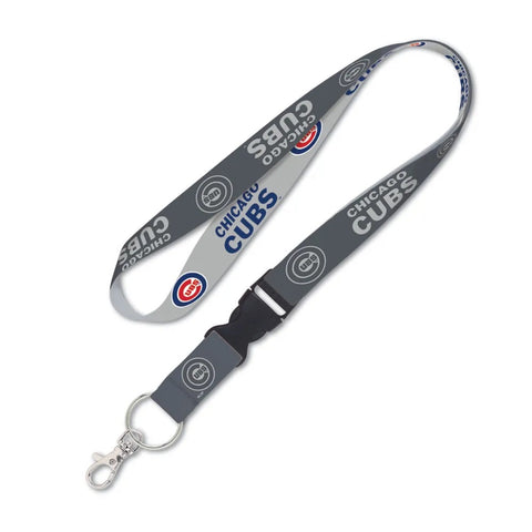 Chicago Cubs Lanyard with Detachable Buckle Grey Special Order-0