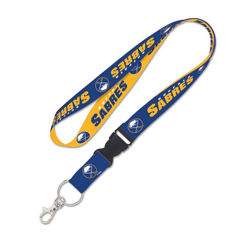 Buffalo Sabres Lanyard with Detachable Buckle Two Color-0