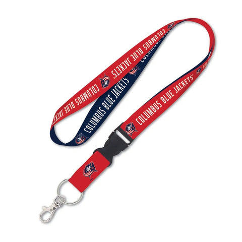 Columbus Blue Jackets Lanyard with Detachable Buckle - Special Order-0