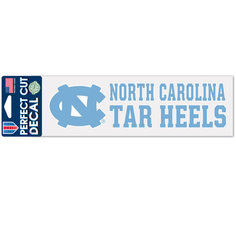 North Carolina Tar Heels Decal 3x10 Perfect Cut Color - Special Order-0