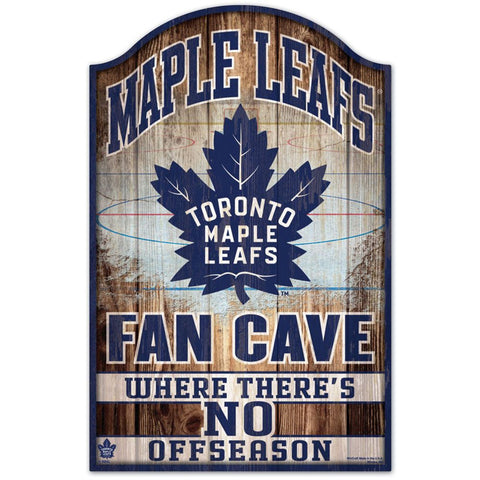 Toronto Maple Leafs Sign 11x17 Wood Fan Cave Design - Special Order-0