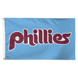Philadelphia Phillies Flag 3x5 Deluxe Style Cooperstown - Special Order-0