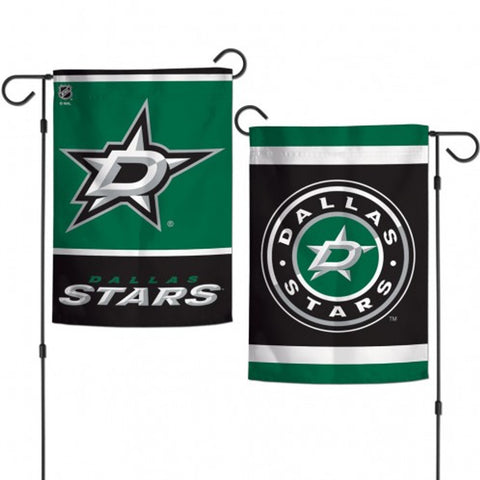Dallas Stars Flag 12x18 Garden Style 2 Sided - Special Order-0