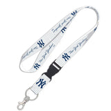 New York Yankees Lanyard with Detachable Buckle Pinstripe-0