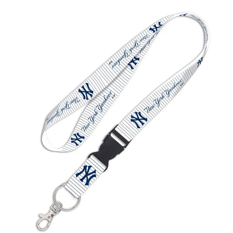 New York Yankees Lanyard with Detachable Buckle Pinstripe-0