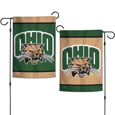 Ohio Bobcats Flag 12x18 Garden Style 2 Sided - Special Order-0