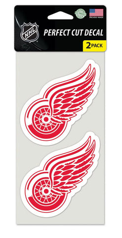 Detroit Red Wings Set of 2 Die Cut Decals - Special Order-0