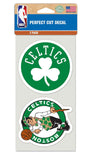 Boston Celtics Set of 2 Die Cut Decals - Special Order-0