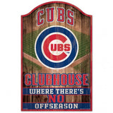 Chicago Cubs Sign 11x17 Wood Fan Cave Design-0