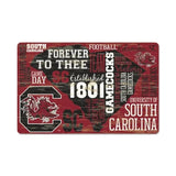 South Carolina Gamecocks Sign 11x17 Wood Wordage-0