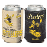 Pittsburgh Steelers Can Cooler Vintage Design Special Order-0