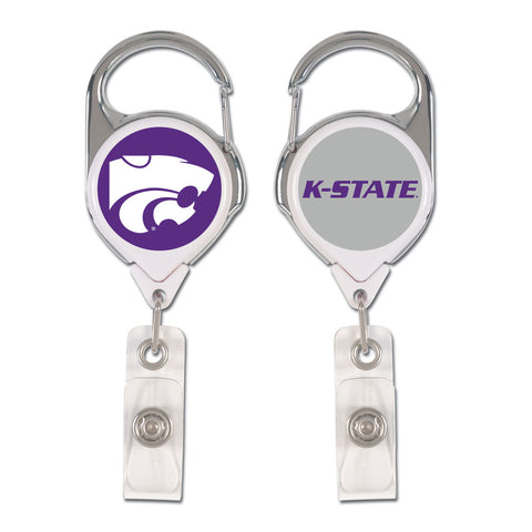 Kansas State Wildcats Badge Holder Premium Retractable - Special Order-0