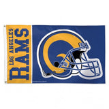 Los Angeles Rams Deluxe Flag 3x5 Classic Logo Retro-0
