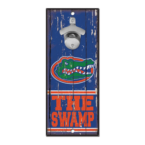 Florida Gators Sign Wood 5x11 Bottle Opener-0