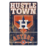 Houston Astros Sign 11x17 Wood Slogan Design-0