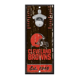 Cleveland Browns Sign Wood 5x11 Bottle Opener-0