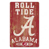 Alabama Crimson Tide Sign 11x17 Wood Slogan Design - Special Order-0