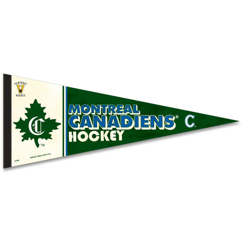 Montreal Canadiens Pennant 12x30 Premium Style Vintage Design - Special Order-0