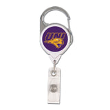 Northern Iowa Panthers Badge Holder Premium Retractable - Special Order-0