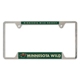 Minnesota Wild License Plate Frame Metal-0