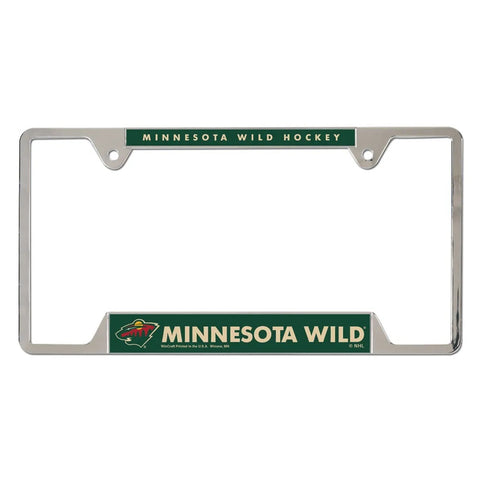 Minnesota Wild License Plate Frame Metal-0