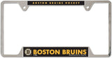 Boston Bruins License Plate Frame Metal-0