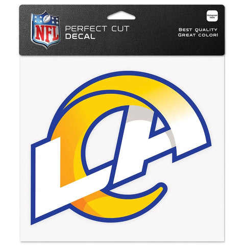 Los Angeles Rams Decal 8x8 Perfect Cut Color-0