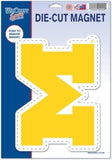 Michigan Wolverines Magnet 6.25x9 Die Cut Logo Design - Special Order-0