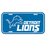 Detroit Lions License Plate Plastic-0