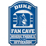 Duke Blue Devils Wood Sign - 11"x17" Fan Cave Design-0