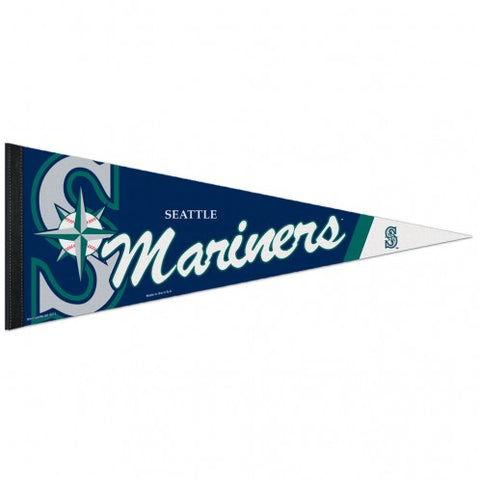 Seattle Mariners Pennant 12x30 Premium Style - Special Order-0