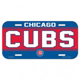 Chicago Cubs License Plate Plastic-0