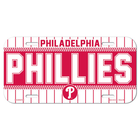 Philadelphia Phillies License Plate Plastic-0