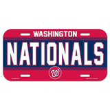 Washington Nationals License Plate Plastic - Special Order-0