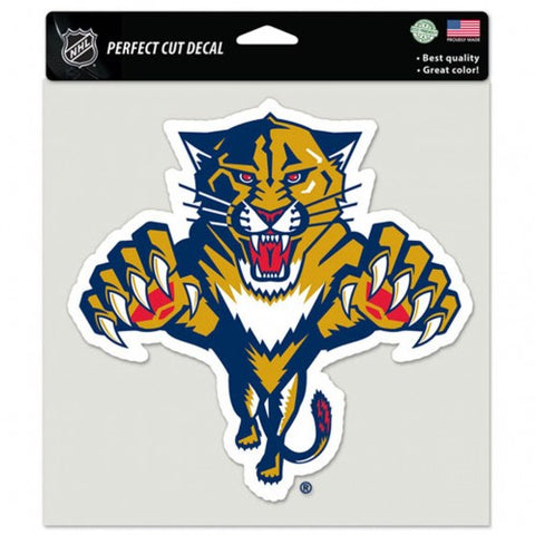 Florida Panthers Decal 8x8 Perfect Cut Color - Special Order-0