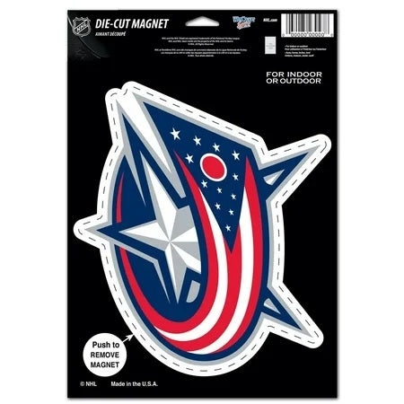 Columbus Blue Jackets Magnet 6.25x9 Die Cut Logo Design - Special Order-0