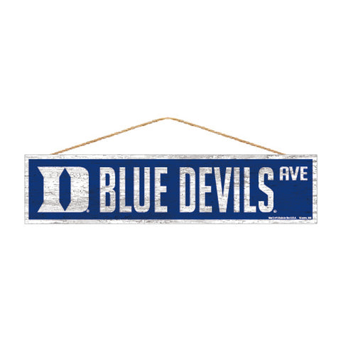 Duke Blue Devils Sign 4x17 Wood Avenue Design-0