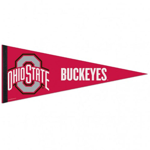 Ohio State Buckeyes Pennant 12x30 Premium Style-0