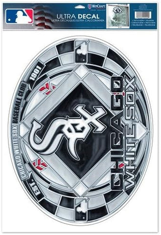 Chicago White Sox Decal 11x17 Multi Use Stained Glass Style-0