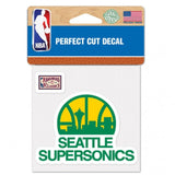 Seattle Sonics Decal 4x4 Perfect Cut Color-0